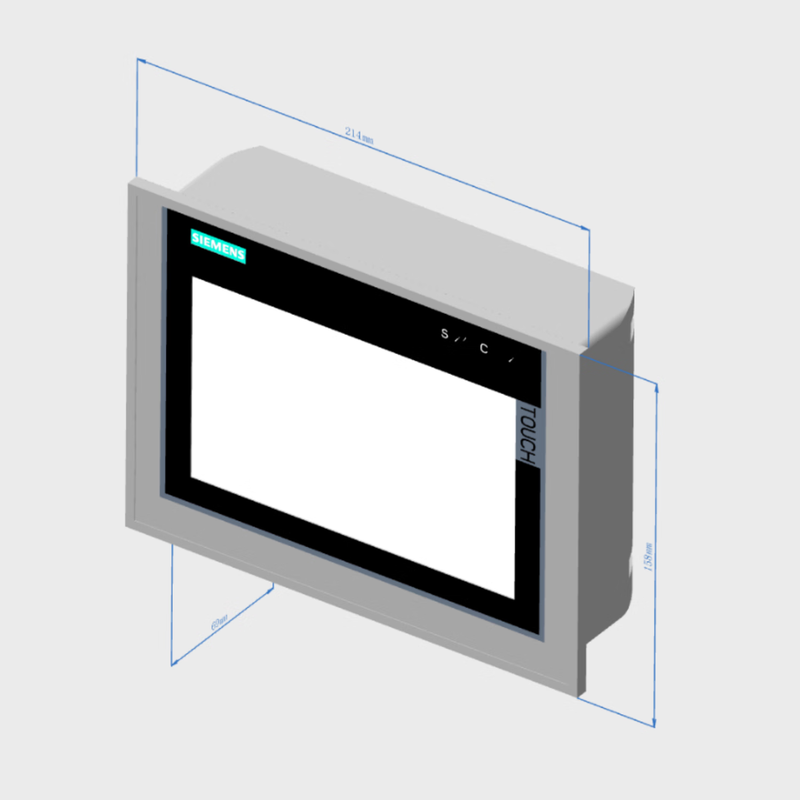 Siemens 6AV21240GC010AX0 SIMATIC HMI TP700 Comfort Panel touch operation 7 widescreen TFT display