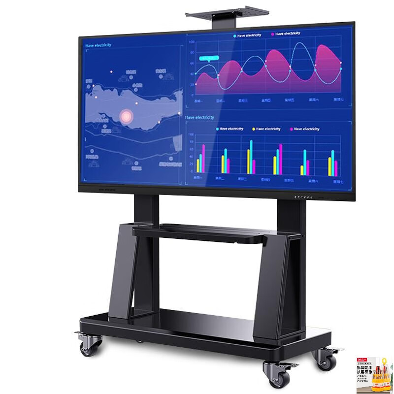 KOWSI TV stand removable floor-standing rack is suitable for Xiaomi Hisense universal 657585-inch rotating cart upgrade model upgrade model upgrade model upgrade model upgrade model practical luxury model 50-100 inches load capacity 440 catties with support