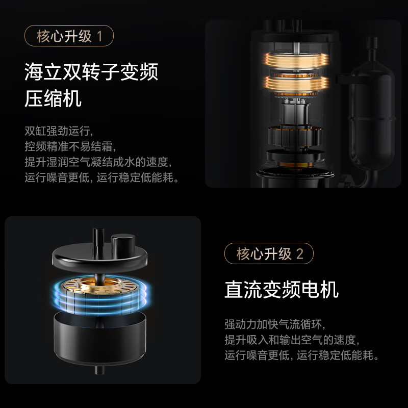 PARKOO dehumidifier, dehumidifier, intelligent dual-frequency dehumidifier, dehumidification capacity 110 liters/day, Hui Nantian villa basement recommended commercial industrial dehumidifier PD-V110