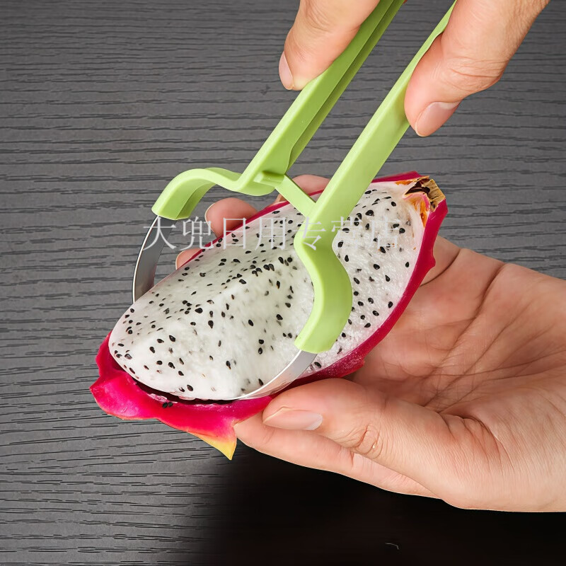 Magic Dou Shenghuo stainless steel three-in-one fruit divider, household multi-function ball digger, ball scoop, fruit meat carving tool, upgraded version 1 set, three-in-one fruit carving tool