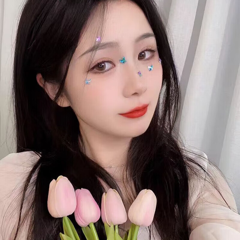 Gemeng Children's Day stage makeup face jewelry concert face stickers diamond broken diamond eye makeup bright diamond tear diamond face rhinestones