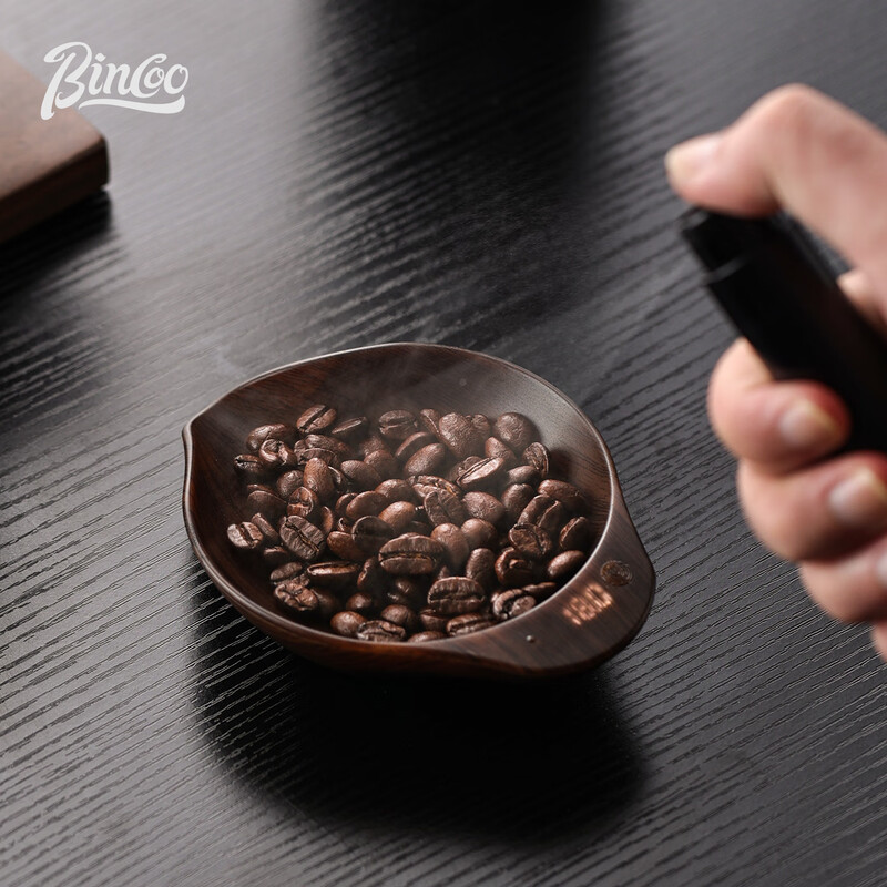 Bincoo coffee bean weighing electronic scale hand brewing weighing grinding bean weighing scale digital display can time the bean dish display plate