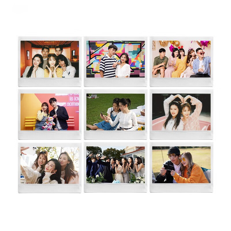 Fuji (FUJIFILM) instax instant wide400 photo paper one-time imaging retro camera series five-inch wide format 20 photos international version birthday gift