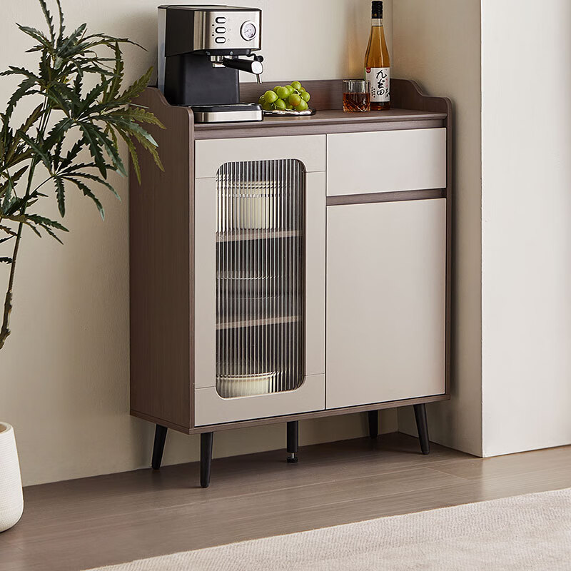 Lin's home cabinet living room storage cabinet wall-mounted integrated sideboard cabinet small apartment tea cabinet OV4T