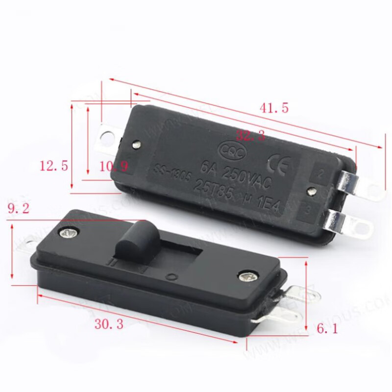 SS-1305 conversion push three-pin toggle switch multi-function student electric cooking pot switch 6A250V Jialong SS-1305 1