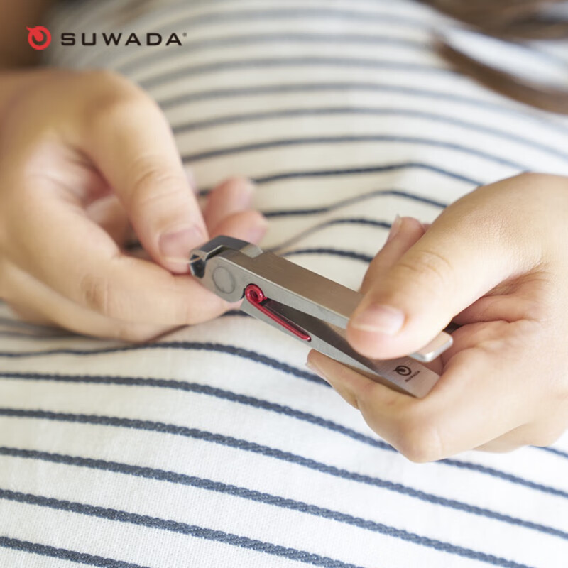 Suwada Made in Japan Original Imported Manual Nail Clipper Safety Manicure Cutter Manicure Tool Rose Gold 56141