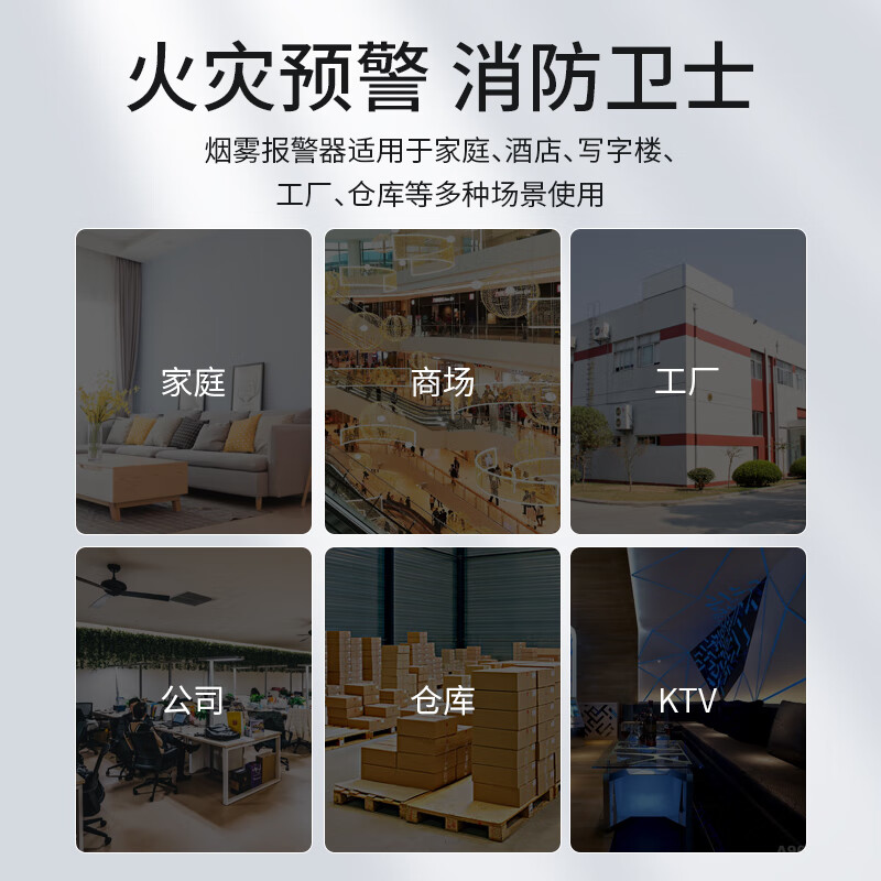 RFENGYUN Ruofengyun smart smoke alarm fire-fighting 4G networked fire smoke detector home induction smoke alarm