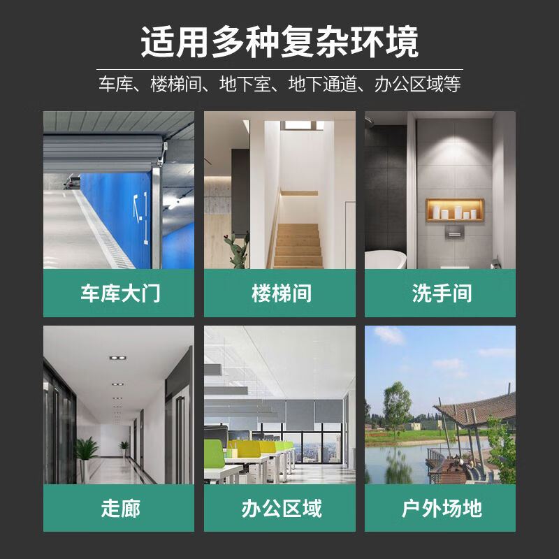 Induction switch human body infrared intelligent second-line corridor voice control 86 type panel radar delay lamp holder sensor white/four-line human body induction switch