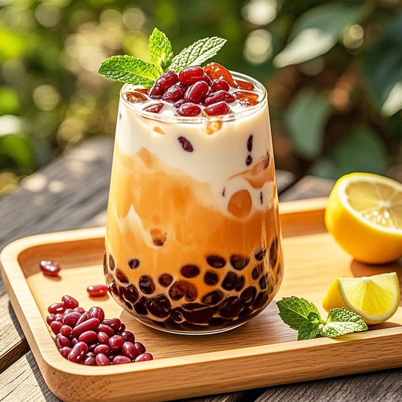 Baizuan honey bean 400g household filling ready-to-eat red bean cooked sugar natto dessert double skin milk tea shop baking ingredients