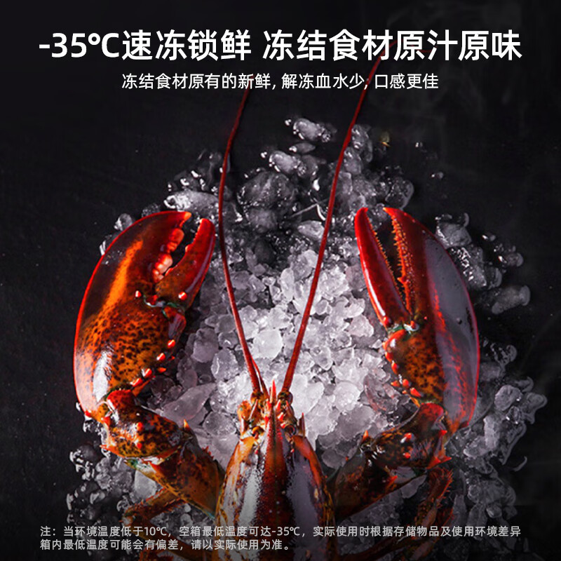 MeiLing 100-liter single-temperature household refrigerator-freezer direct cooling fixed frequency first-level energy efficiency-35 cryogenic quick-freezing mechanical temperature control PCM panel freezer BC/BD-100DT white