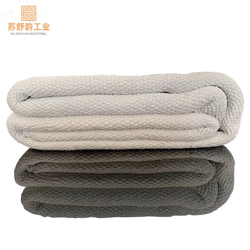 Asbestos blanket fire-fighting blanket fire-certified gas station thickened national standard industrial double-layer fire blanket 1.5m*1.5m customized asbestos blanket 5mx5m national standard model