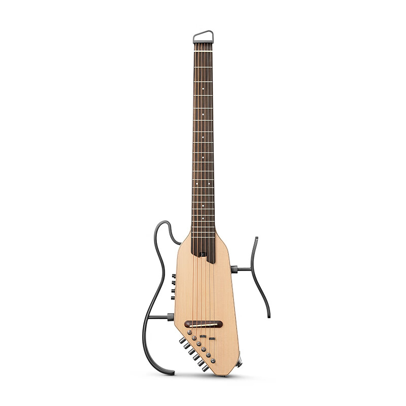 DONNER HUSH-I Pro light guitar Pro folk guitar portable smart guitar with mute classic wood color