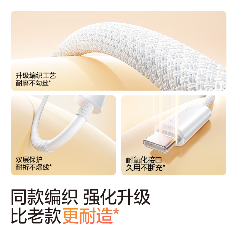 Flash Magic Apple 17/16/15 charging cable dual Type-C data cable PD60W fast charging cable double-head ctoc suitable for iPhone17/16e/15ProMax tablet iPad notebook