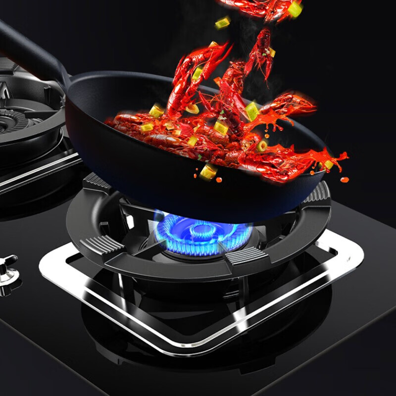 Fully suitable heavy-duty cast iron gas stove flame hood gas stove windproof energy-saving hood pot rack five-claw universal stove anti-slip bracket