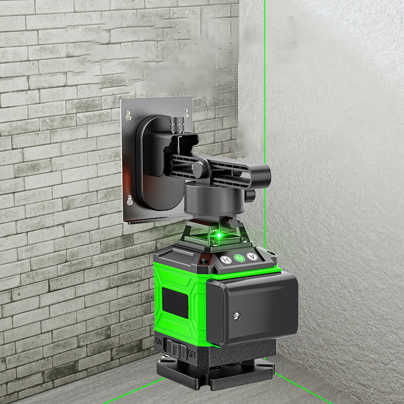 Xinnan infrared level meter strong light thin line automatic leveling green light 8 lines outdoor outdoor building portable laser decoration green light 8 lines single power + box main picture