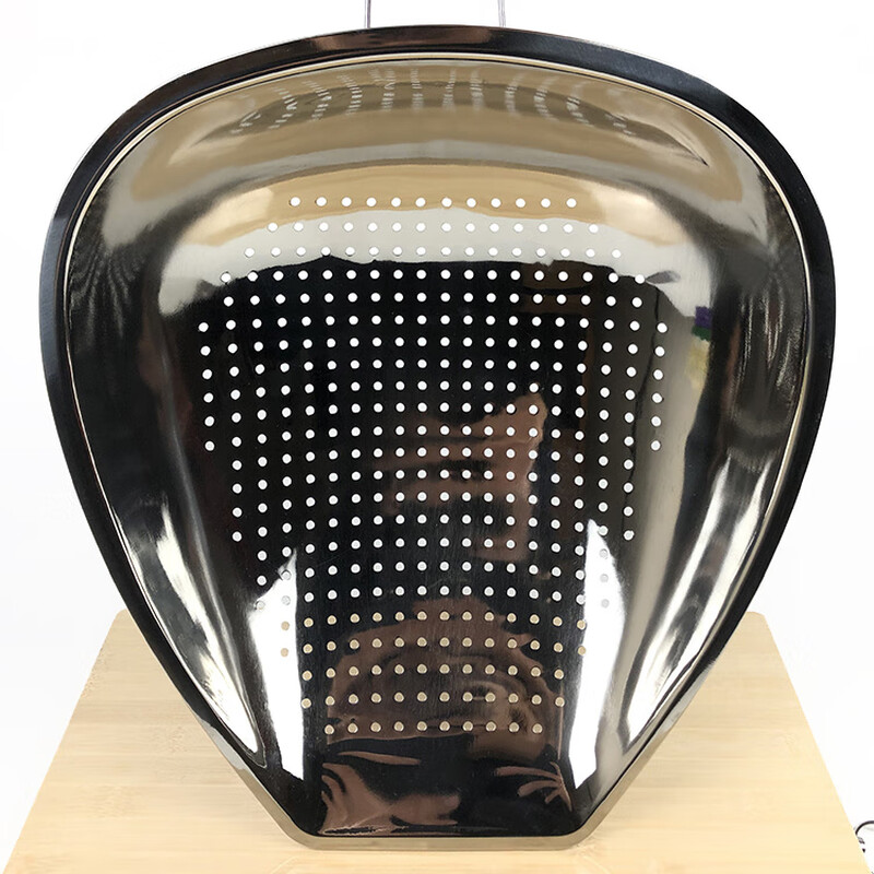 He Jiagong stainless steel thickened rice cooker dustpan for washing vegetables and fruits, kitchen large tea sieve for grains 60cm thickened rice cooker