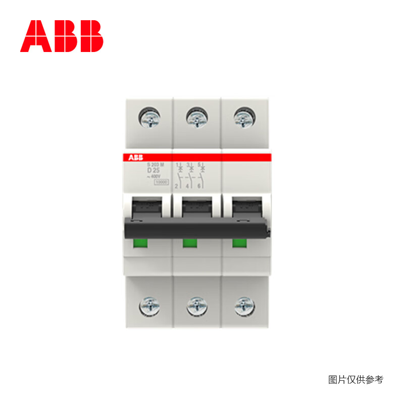ABB air switch S200M 3P D25A circuit breaker 10kA S203M-D25 circuit breaker 10113503