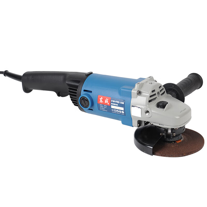 Dongcheng large size angle grinder 125150180 grinding and rust removal grinding wheel angle grinder handheld Dongcheng 180SH 2600W standard configuration