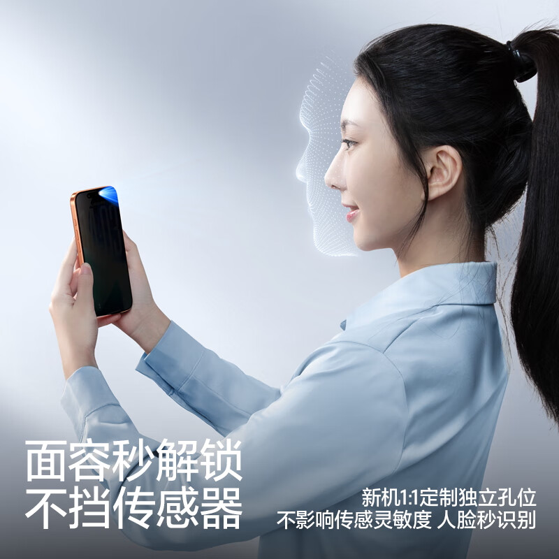 Flash Magic is suitable for Apple 17promax anti-peeping tempered film iphone17ProMax mobile phone film ultra-thin full-screen high-transparency no mesh anti-peeping anti-fingerprint dustproof protective film