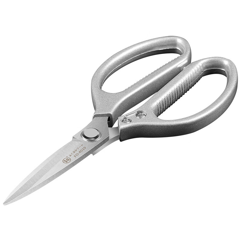 Japan Fukuoka industrial-grade strong scissors kitchen household tailoring scissors German stainless steel large cutting small FO-4019 industrial-grade household scissors