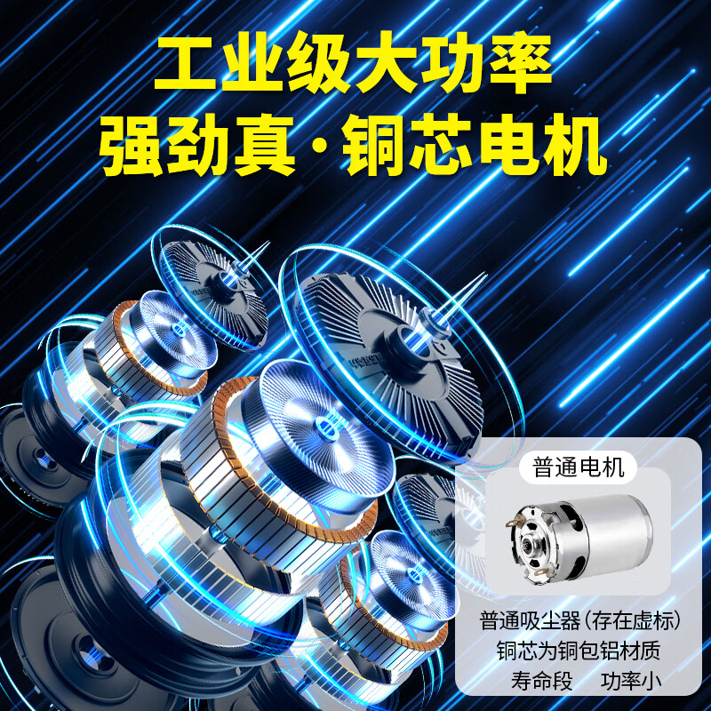 Industrial vacuum cleaner factory workshop dust high suction rechargeable vacuum cleaner wet and dry single barrel maintenance-free lithium battery lithium iron phosphate three blower 90L battery model new-rechargeable model anti-corrosion coating +86Ah lead-acid maintenance-free BS-90DP