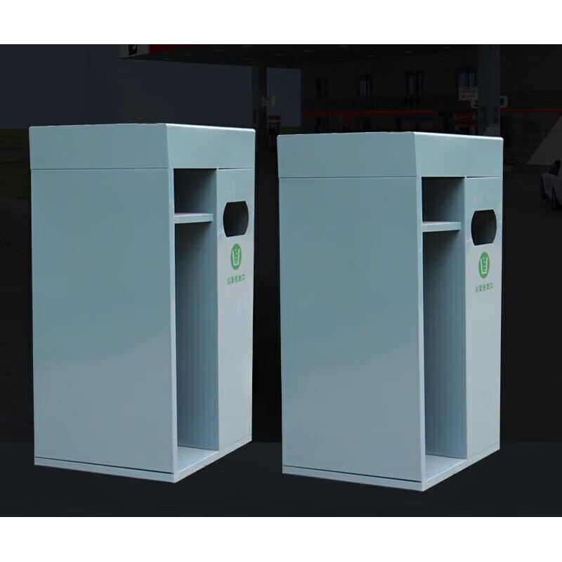 Suitable for gas station garbage bin multi-functional cleaning service desk fire trash can that can hold 8 kg of garbage 850*48 850*480*400mm
