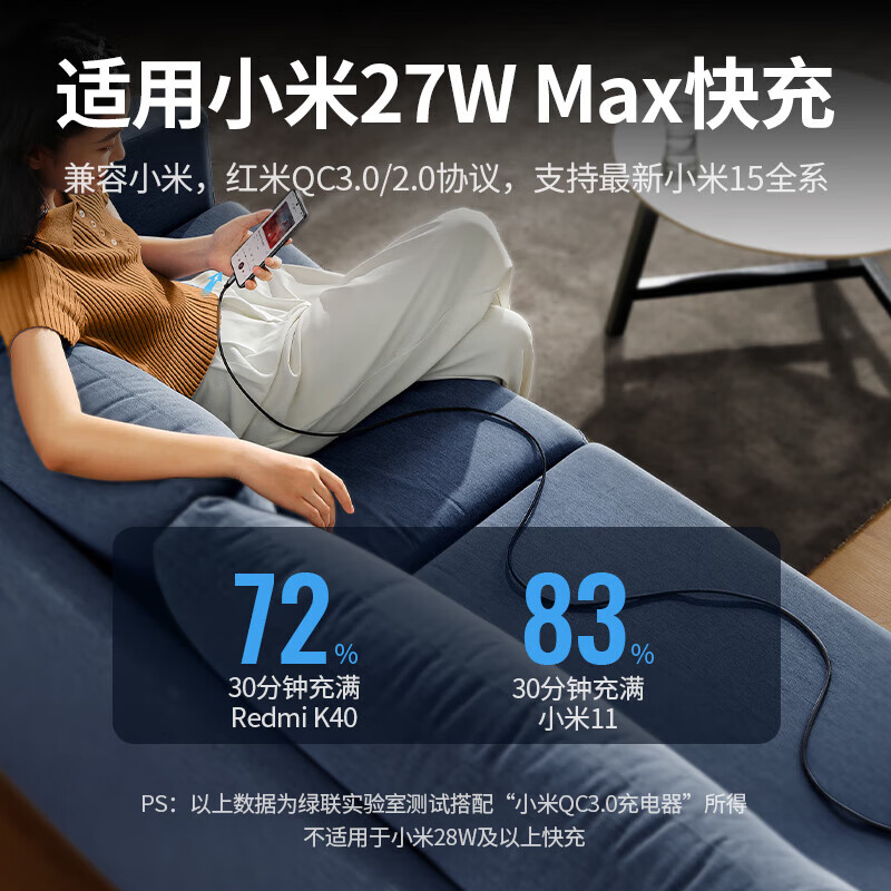 Greenlink Type-C data cable 6A fast charger cable fast charging cable suitable for Huawei mate60/P40/P30 Honor Xiaomi 10 mobile phone 100W丨6A aluminum shell braid-2 meters