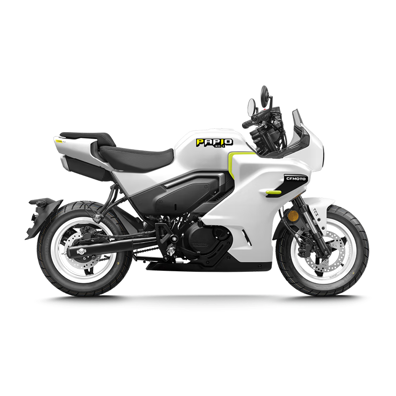 CFMOTOXO baboon racer 2025 motorcycle new car launch store pick up starlight white