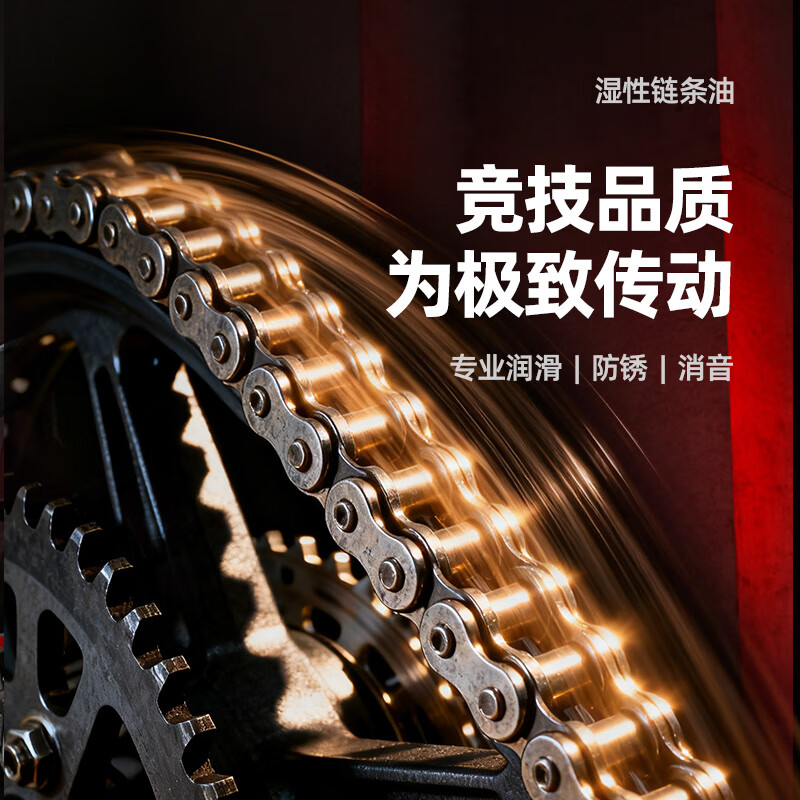 Profi Motorcycle Chain Oil Maintenance Kit Oil Seal Chain Cleaner Heavy Motorcycle Wax Lubricant Waterproof Dustproof Rust Removal Wash First Then Maintain +10% Performance Cleaning Agent + Chain Oil Imported from Germany