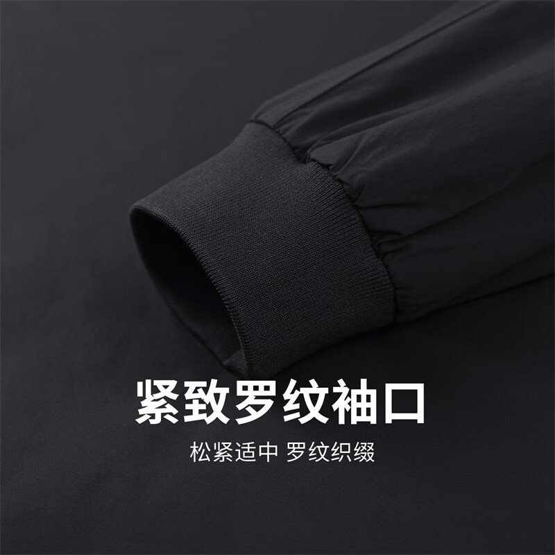 Dances with Wolves Quilted Aviator Baseball Collar Jacket Men's 2025 Autumn and Winter New Workwear Warm Casual Jacket 1076 Black 001 M (170)