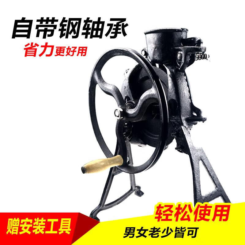 Sanqihu hand-cranked corn thresher, household small manual corn peeler, manual electric dual-purpose corn thresher, corn thresher, labor-saving king, thickened and weighted, dual-bearing self-equipped motor.