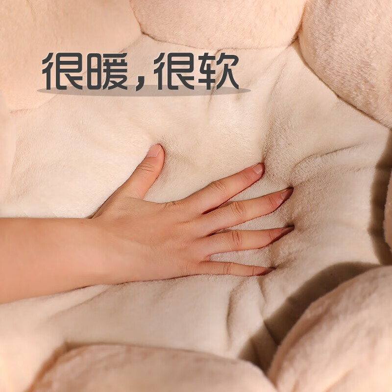 KimPets cat nest winter warm dog nest breathable milk nest universal round nest cat bed pet nest supplies for all seasons