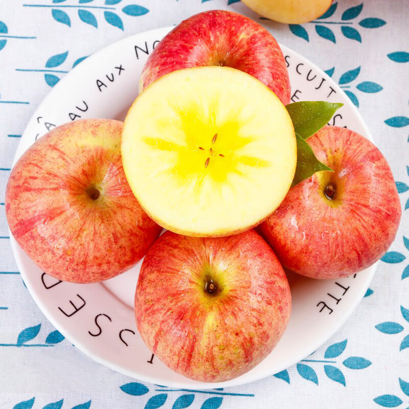 Hengxun Xinjiang Rock Candy Heart Apple Fruit Red Fuji Ugly Apple Fresh Seasonal Fruit Gift Box Selected 5kg Pack Net 4.5kg