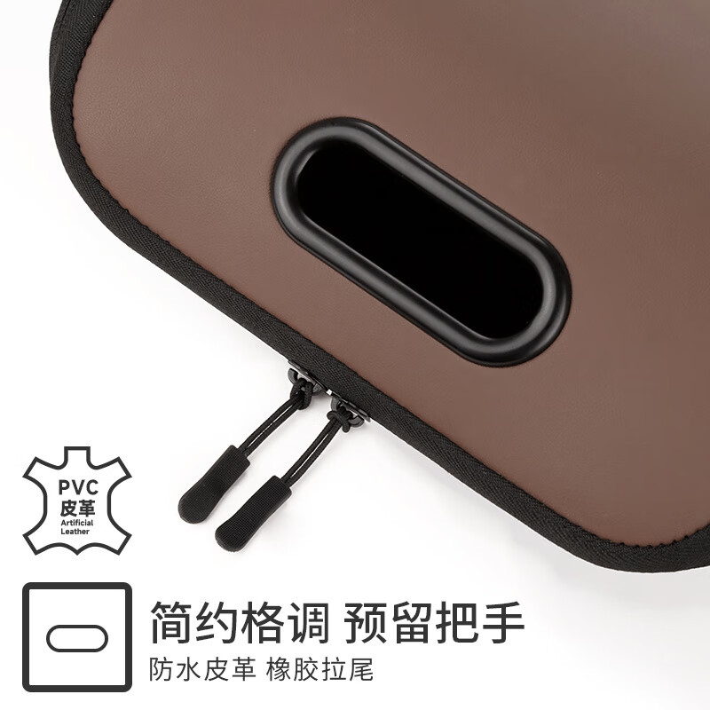 Vipero high-end quality shoe storage box car shoe box in the car artifact car passenger storage trunk brown two 35*26*10cm