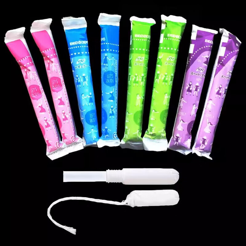 Unicharm tampons easy push built-in tampons high flow green 9 pieces