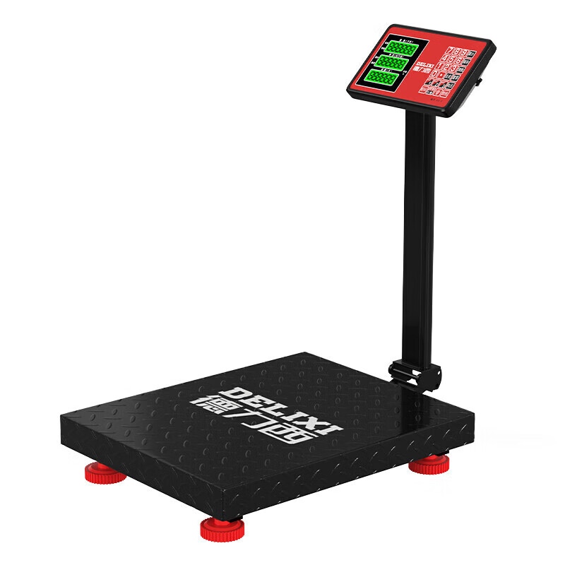 Delixi Electric Electronic Scale 60kg Commercial Home Supermarket Small Accurate Weighing Express Electronic Platform Scale 300kg Floor Scale 100kg 30 40 Pattern Scale Pan
