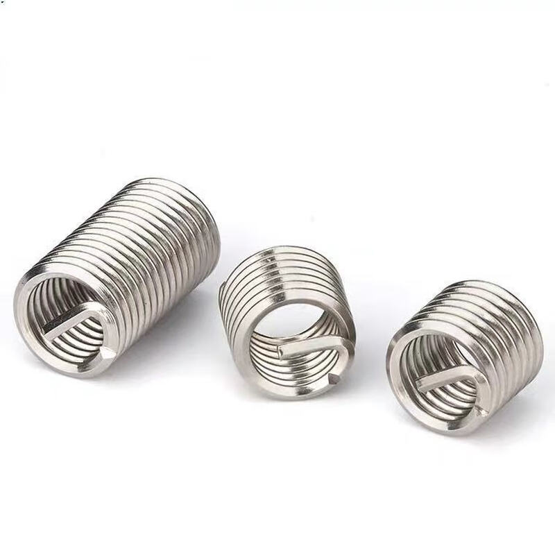Thread protection sleeve stainless steel sleeve M12-M24 steel wire sleeve screw sleeve spring wire sleeve steel wire screw sleeve brace standard M12*1.75*1D200 pieces