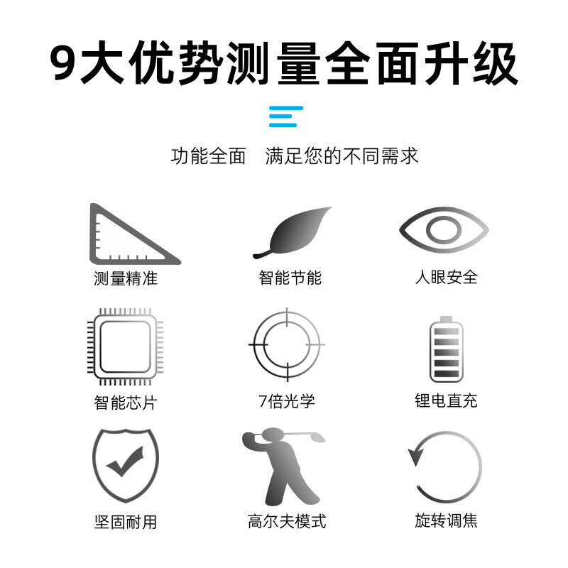 Huaiman Golf Laser Range Finder Outdoor Telescope Height Measurement Building Measurement Upgraded Version (1200 Meters) - Range Measurement Angle Measurement Height Measurement Bomb