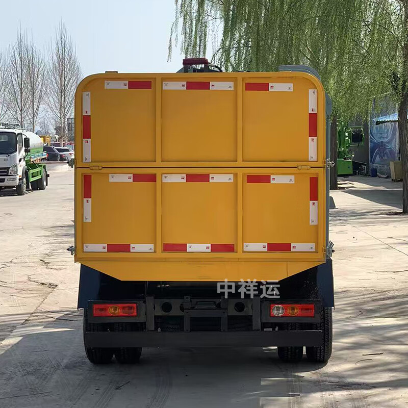 Zhongxiangyun Pure Electric Dump Garbage Truck Foton Model Garbage Transfer Truck Garbage Transport Truck for School Airport Camp Area Garbage Sanitation Truck Clearance Truck Pure Electric Dump Garbage Truck Foton Model