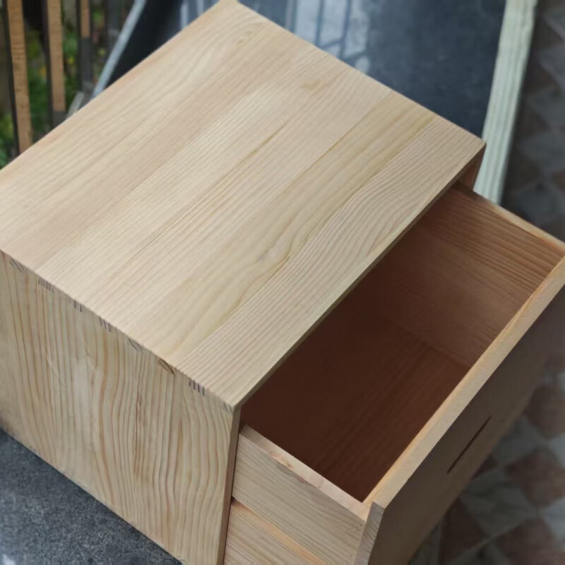 Ye Yu tatami wooden box bed solid wood box storage box can sit in the rectangular storage box widened splicing cabinet bed box pine solid wood straight splicing board 15mm thick top opening length, width and height 100-50-40/hand polished