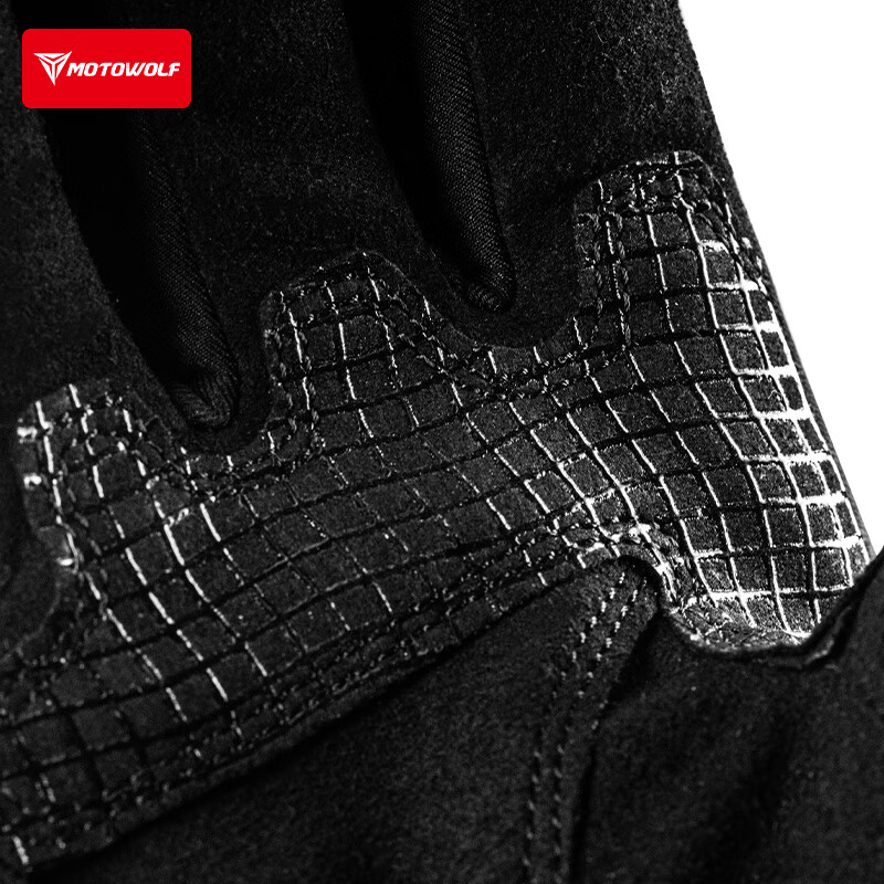 Modo Wolf Winter Motorcycle Gloves Thickened and Velvet Warm, Waterproof, Windproof and Fallproof Carbon Fiber Shell Motorcycle Riding Equipment