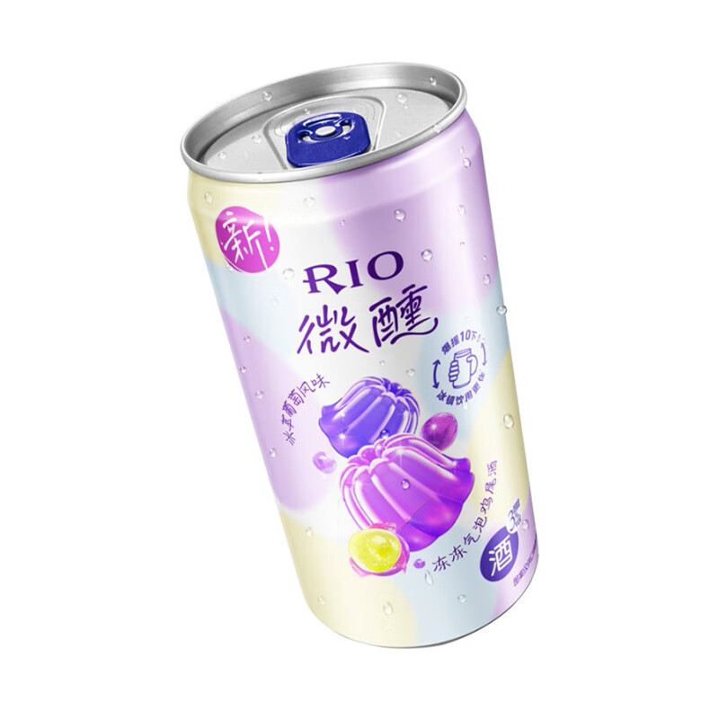 Ruiao Ice-Extracted Grape Flavor Jelly Sparkling Cocktail (Pre-mixed Wine) 250ml