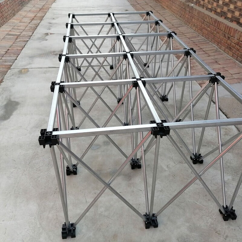 Mo Peng spider leg workbench reinforced galvanized steel spider leg rock slab workbench woodworking bricklayer tile glass marble processing platform telescopic portable multifunctional rock slab shelf woodworking stainless steel Order 10 legs 0.715 meters wide by 2.62 meters long by 75 high