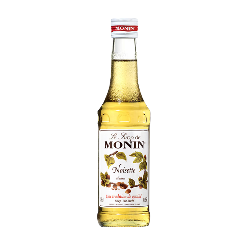 MONIN imported from Malaysia hazelnut flavored syrup glass bottle 250ml coffee mixing companion