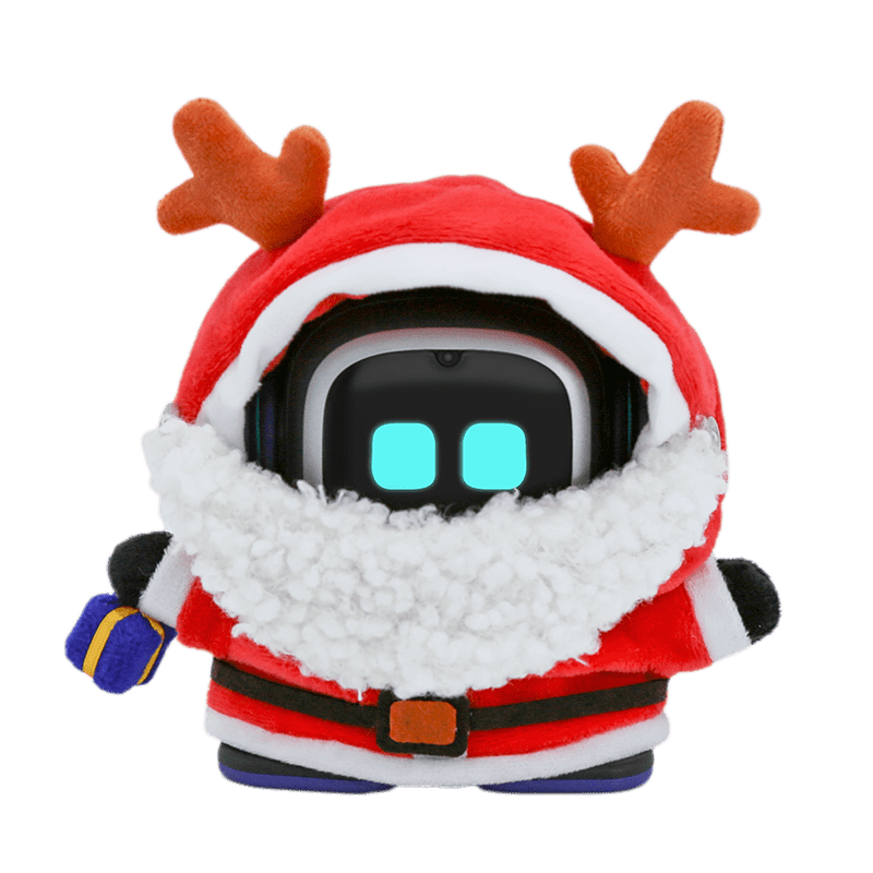 EMO Robot Charging Pile Smart Light Sticker Headphones EMO Robot Clothes Accessories Christmas