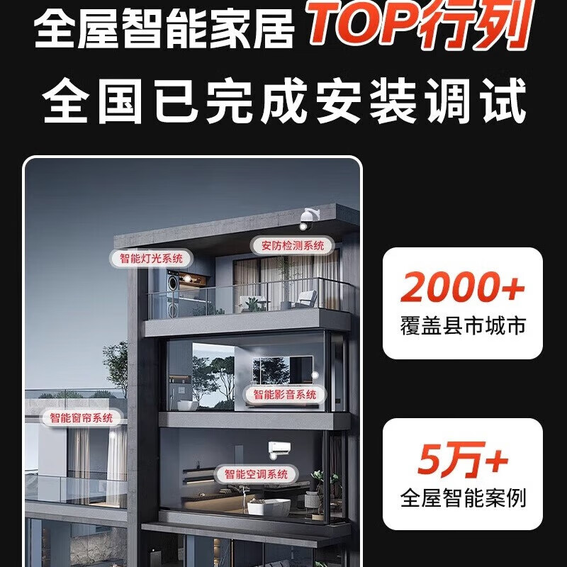 Mijia Whole House Smart Home Control System Set Curtains, Home Appliances, Lighting Customization Solution Package Upgrade Customization Villa Whole House Smart Package