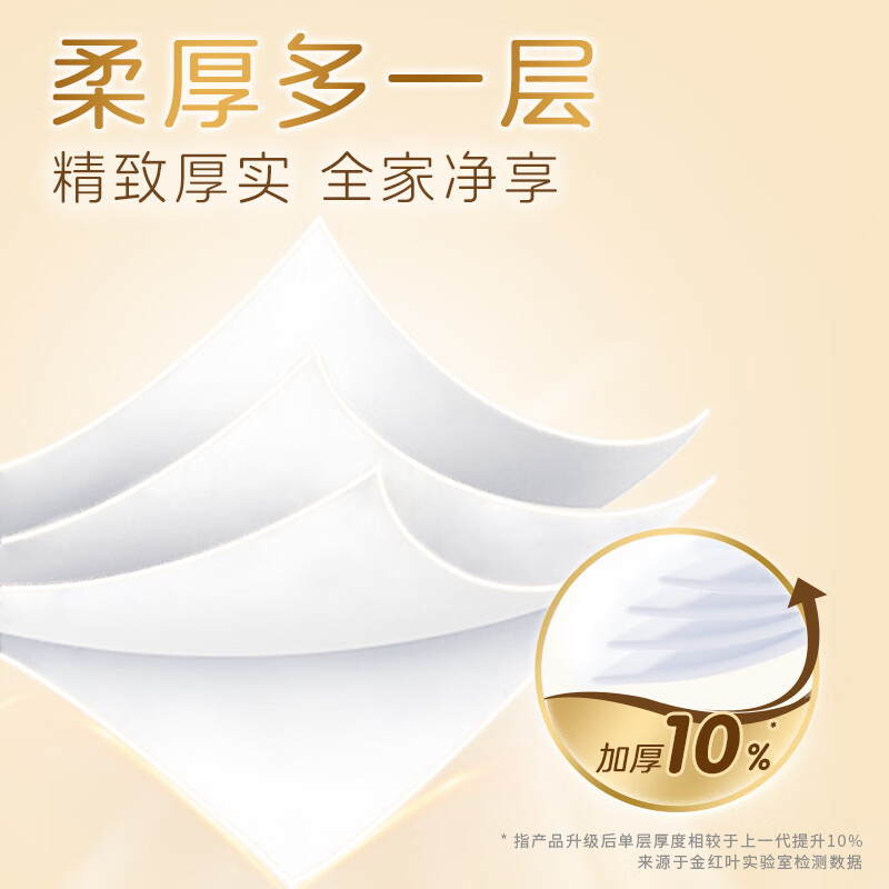 Qingfeng Li Yunrui's same style cored roll paper in solid wood, 4 layers thickened 140g*30 rolls, full box of toilet paper