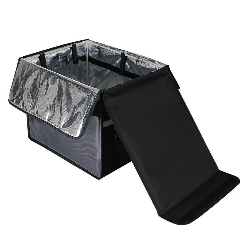 Meituan Insulated Box 100L Thickened Waterproof Takeaway Box Food Delivery Box 80L Large Capacity Rider Car Food Insulation Thickened 100L Side Opening (Bracket + Bottom Plate)