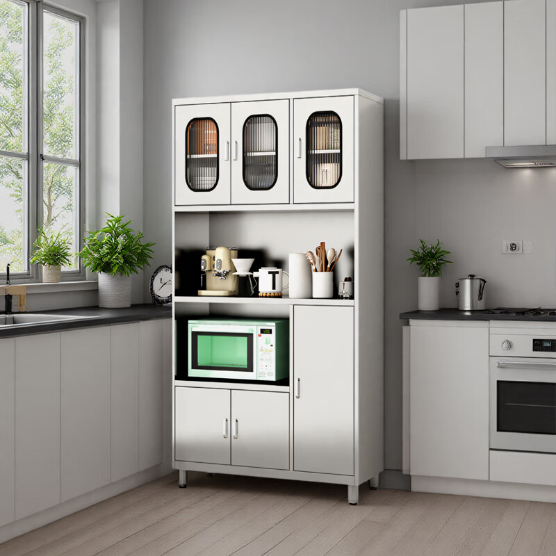 Other stainless steel kitchen cabinets, integrated wall storage cabinets, household cupboards, vegetable cabinets, restaurant sideboards, multi-functional cabinets, 500 wide, 1 drawer, 2 doors, 201, formaldehyde-free