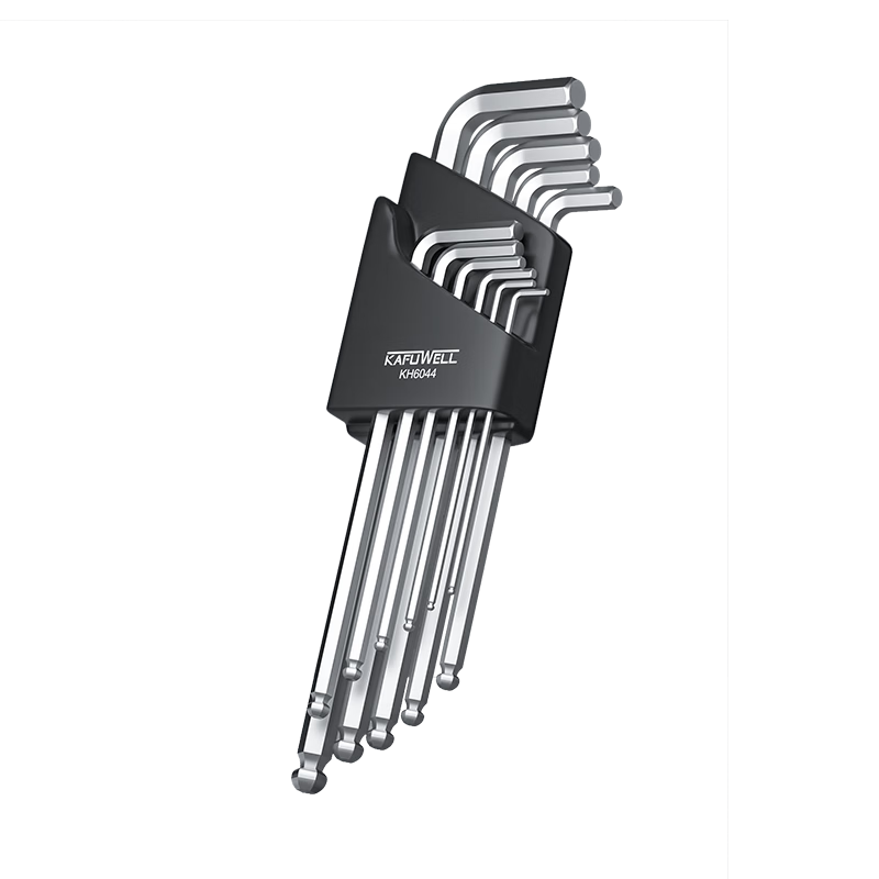 Kraftwell hexagonal wrench universal tool household set hexagonal screwdriver alloy steel ball 11-piece set KH6044